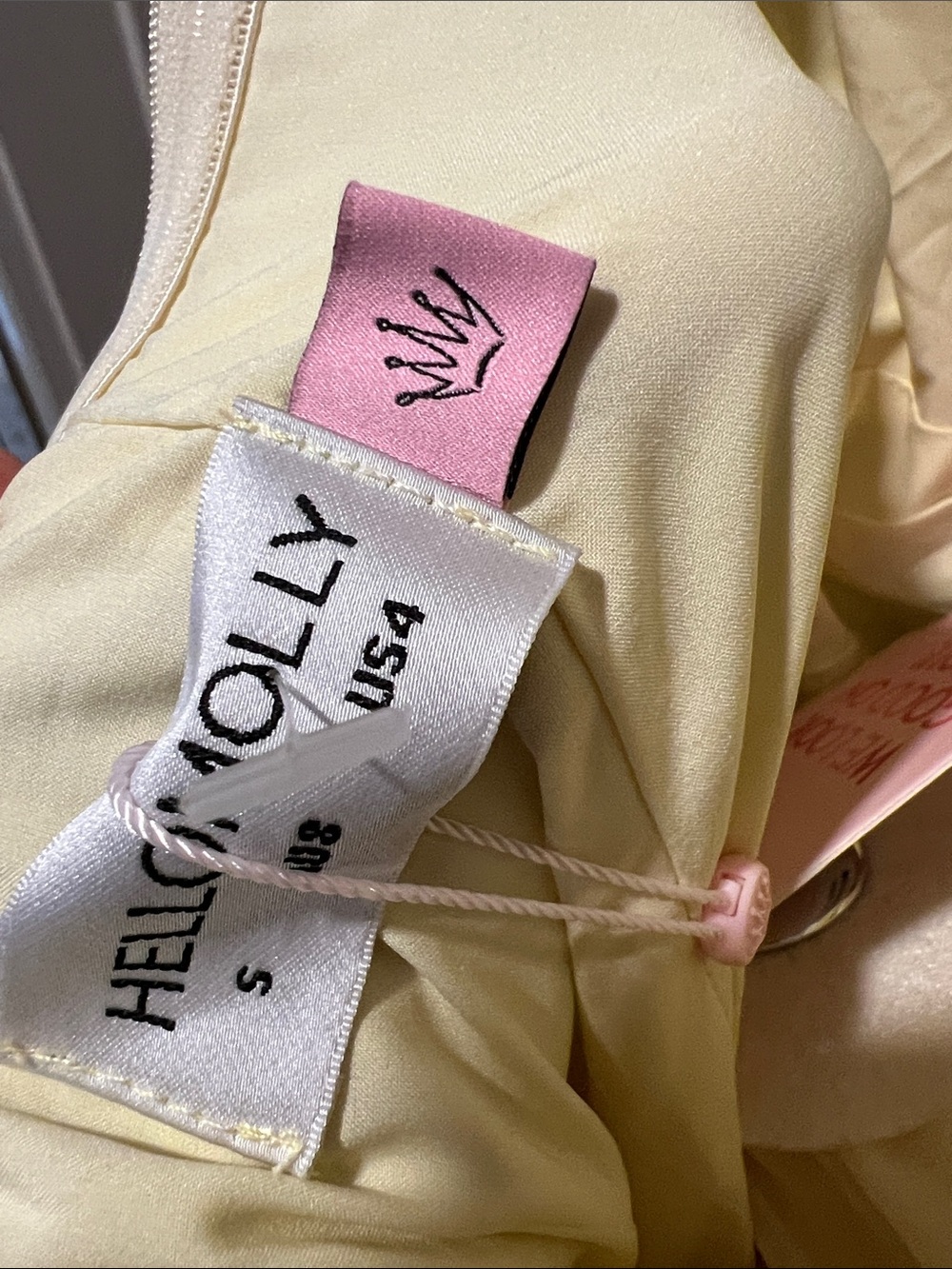 Hello Molly Pale Yellow Chiffon Maxi Dress with Removable Brooch|Romantic - Picture 9 of 10
